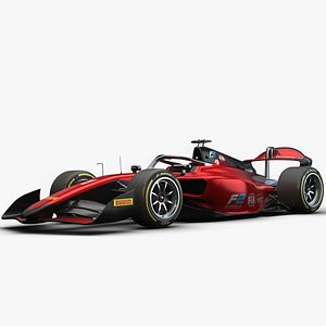 3D Dallara F2 2024 Template for Livery