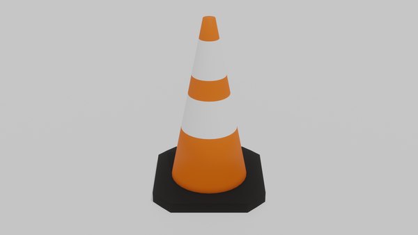 3D Traffic Cone model - TurboSquid 1919082
