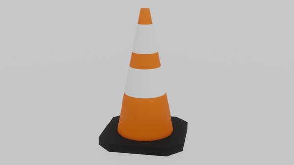 3D Traffic Cone model - TurboSquid 1919082