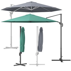 octagonal cantilever parasol model