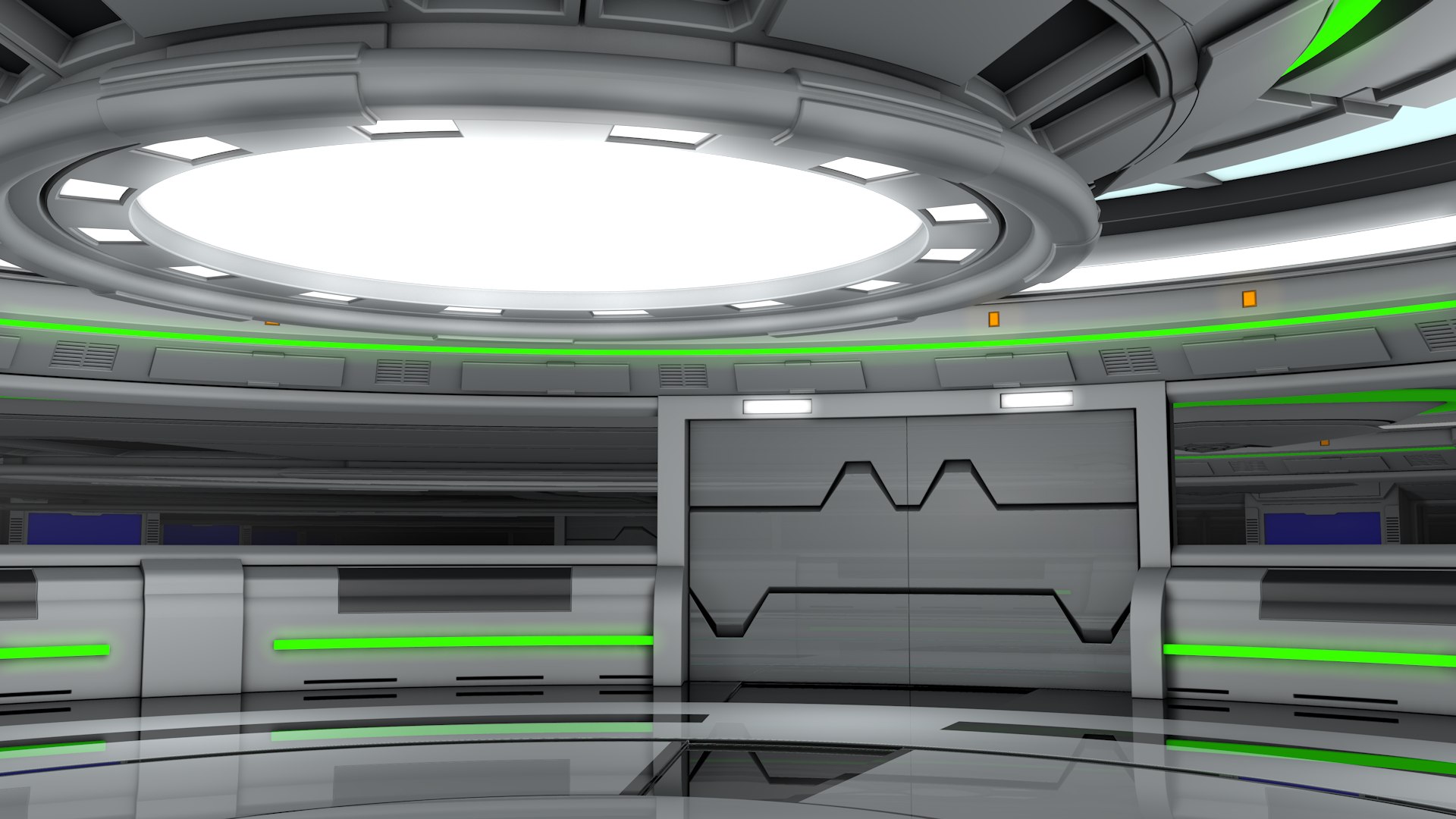 3D Sci Fi Interior Model - TurboSquid 2137190
