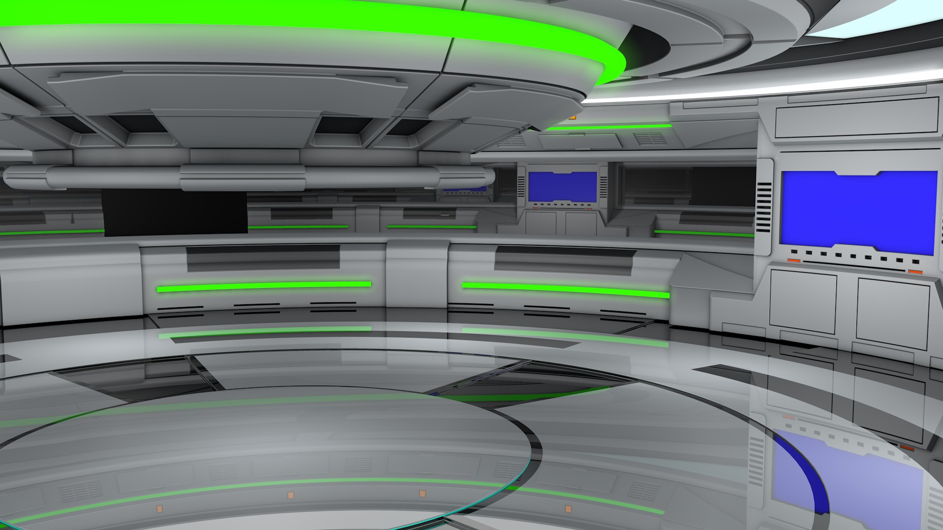 3D Sci Fi Interior Model - TurboSquid 2137190