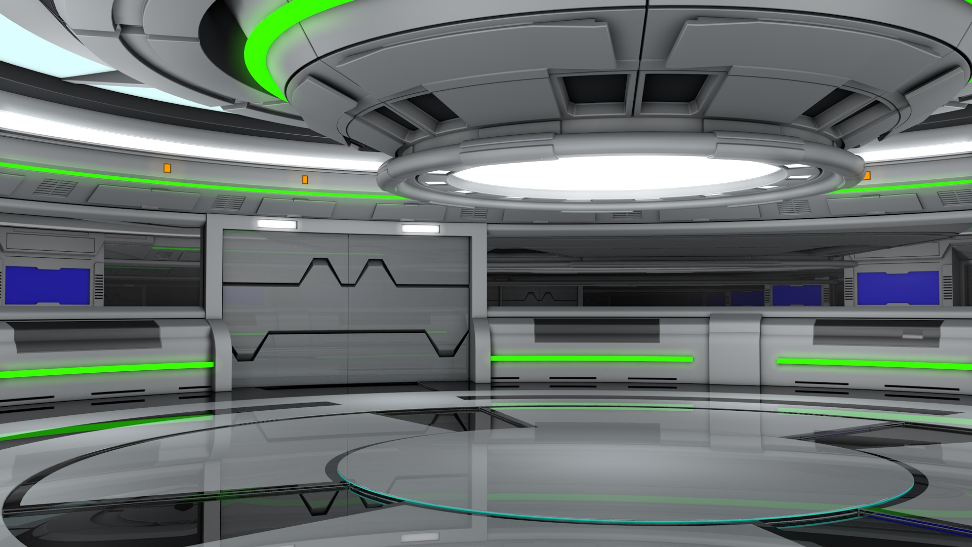 3D Sci Fi Interior Model - TurboSquid 2137190