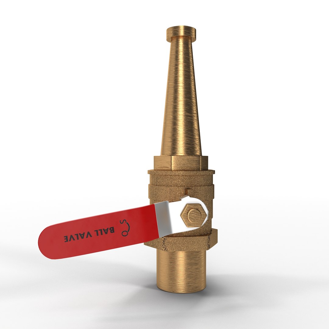 Fire Nozzle 3D model preview