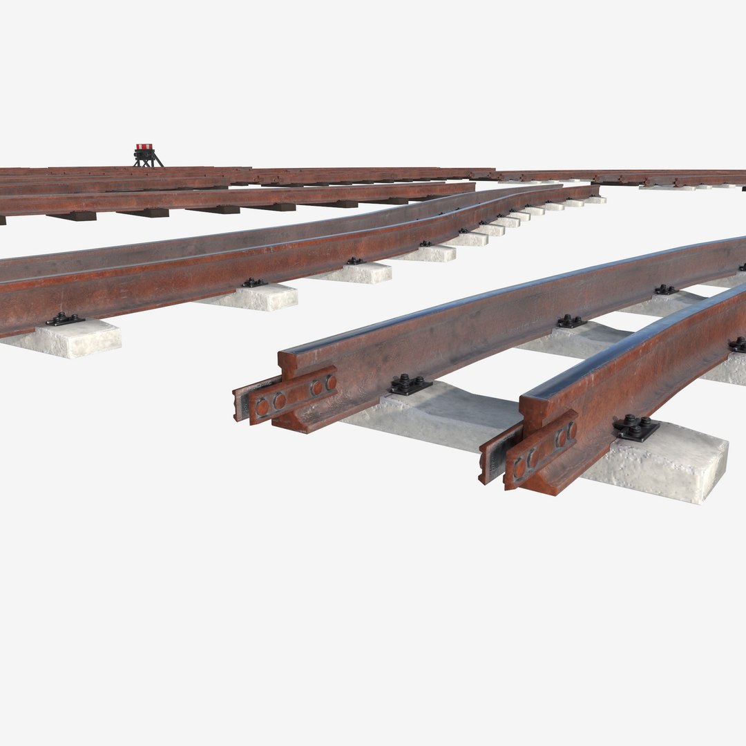 a set of railway tracks and rails 3D model https://p.turbosquid.com/ts-thumb/RH/gxz35i/3d/preview16/jpg/1759523190/1920x1080/fit_q87/e8aceaf4ab23fb7402ca57551d2bcdee8676d186/preview16.jpg