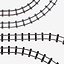 a set of railway tracks and rails