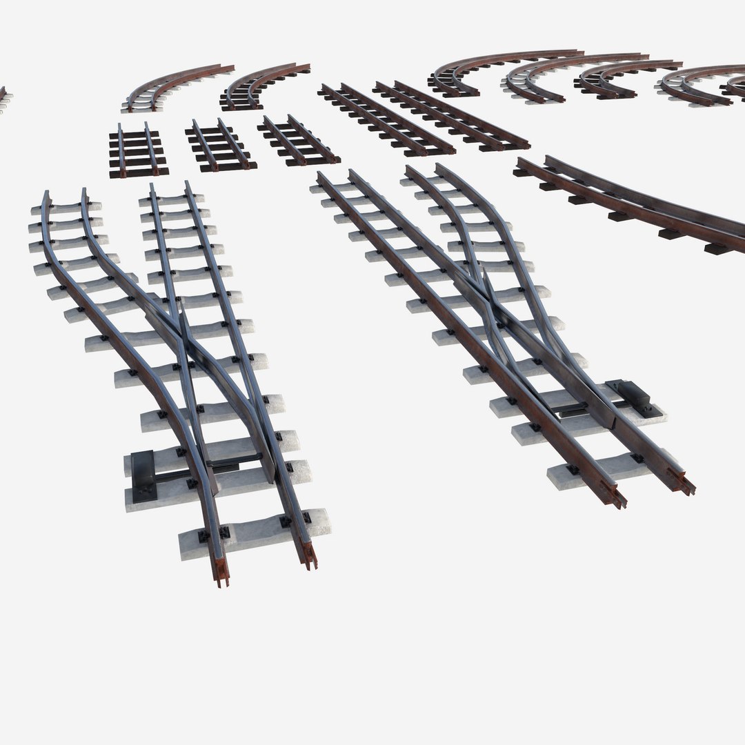a set of railway tracks and rails 3D model https://p.turbosquid.com/ts-thumb/RH/gxz35i/7A/preview15/jpg/1759523189/1920x1080/fit_q87/54450c124a6d3849f4145adfcd91c8f274bcd02d/preview15.jpg