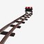 a set of railway tracks and rails