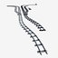 a set of railway tracks and rails