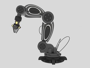 Futuristic robotic arm
