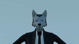 Beautiful Husky Man The Dog Creature Fantastic Character
