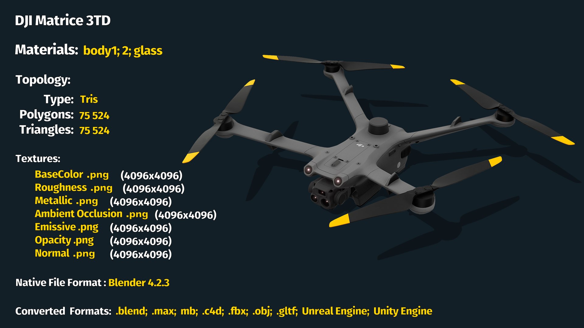 DJI Matrice 3TD 3D https://p.turbosquid.com/ts-thumb/RH/oXfN3d/Xk/info/jpg/1734876486/1920x1080/fit_q87/38ead85e0cad7a0d8929a3bb8cb38509569c03ac/info.jpg
