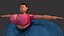 Overweight Fat Big Cartoony female