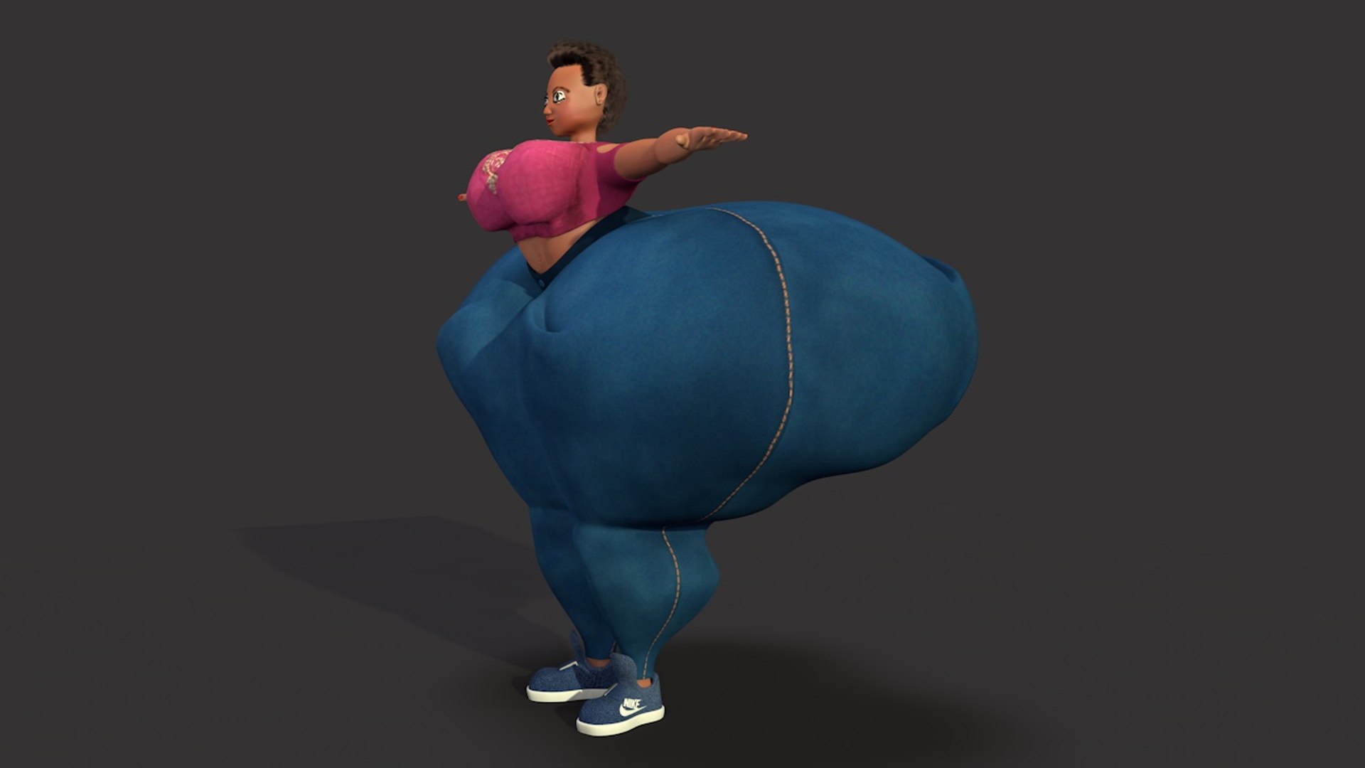 3D overweight cartoony lady character https://p.turbosquid.com/ts-thumb/RH/q75dXg/nV0VTIYq/picture2/jpg/1594779037/1920x1080/fit_q87/c60060d742b6a0ee22150992d872e1f39f16edc4/picture2.jpg