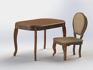 table chair 3D model