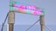 Neonowy most linowy