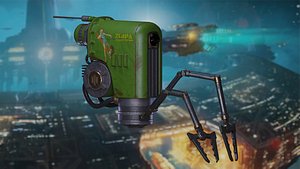 3D model Repaire Drone low-poly game ready