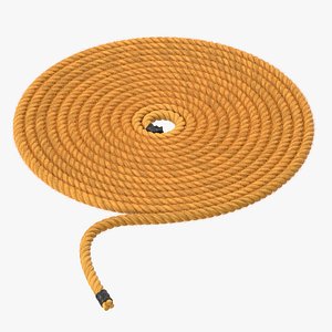 coiled rope 3d model