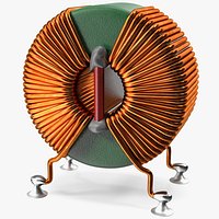 Toroidal Choke Coil Filter Inductor Soldered