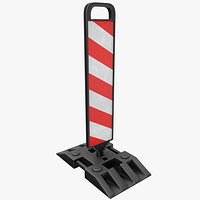 Warning Traffic Post