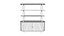 Nora Tambour Shelving Unit - Solid Oak and Marble Bookcase