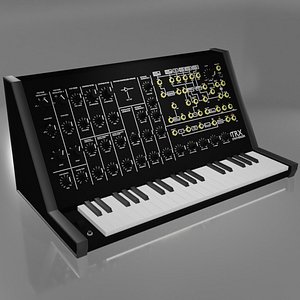 3D Modular Synthesizer model