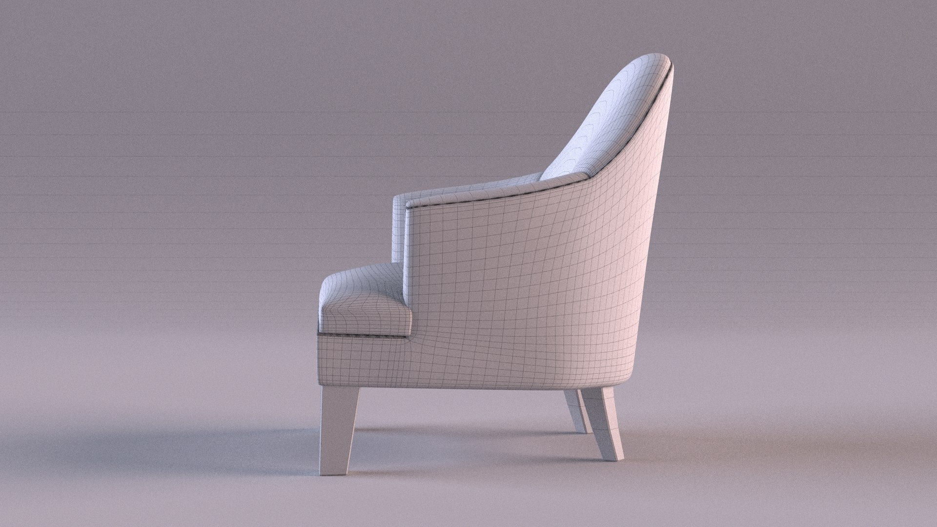 3D Lounge Wing Designer Seat - TurboSquid 2238164