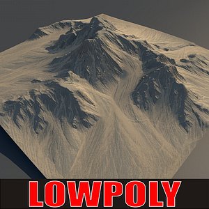Lowpoly Mountain MtnN2