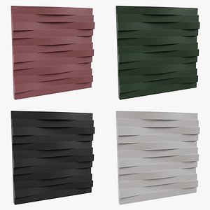 Interference 3D Wall Panel