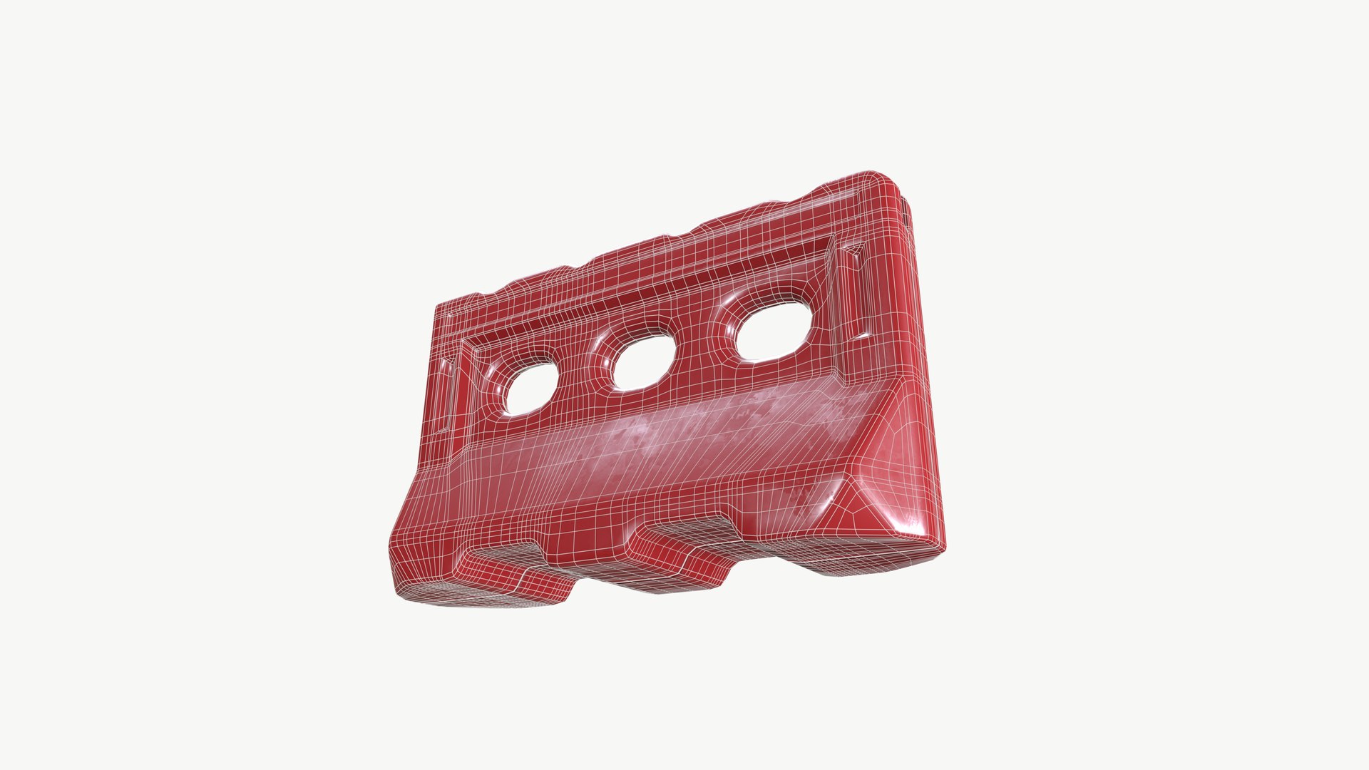 3D Road Barrier Model - TurboSquid 2319005