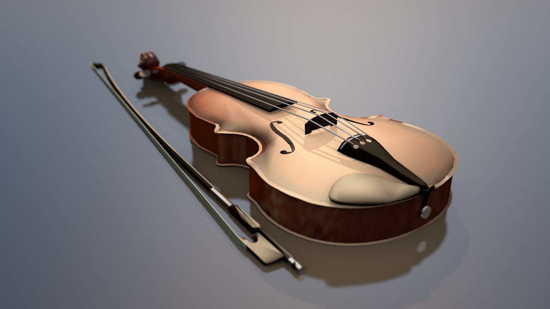 3D violin wooden string instrument - TurboSquid 1465083