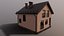 3D gameready cottage 1