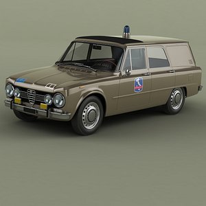 alfa romeo giulia super 3D model