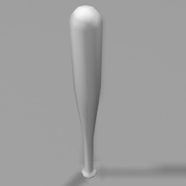 free baseball bat 3d model