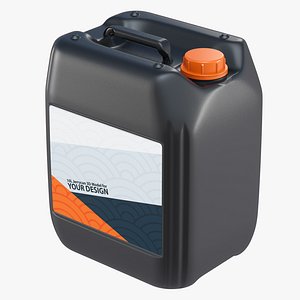 3D model 10L Plastic Jerrycan-2 3D model