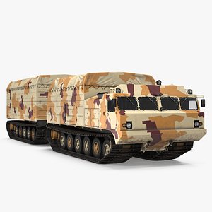 Vityaz DT-30 ATV Desert Camo 3D Model