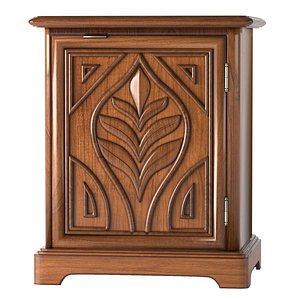 Carved Storage Cabinet