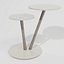 Lot de 5 tables d'appoint photoréalistes au style minimaliste et moderne