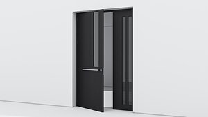 Aluminium door 241 3D