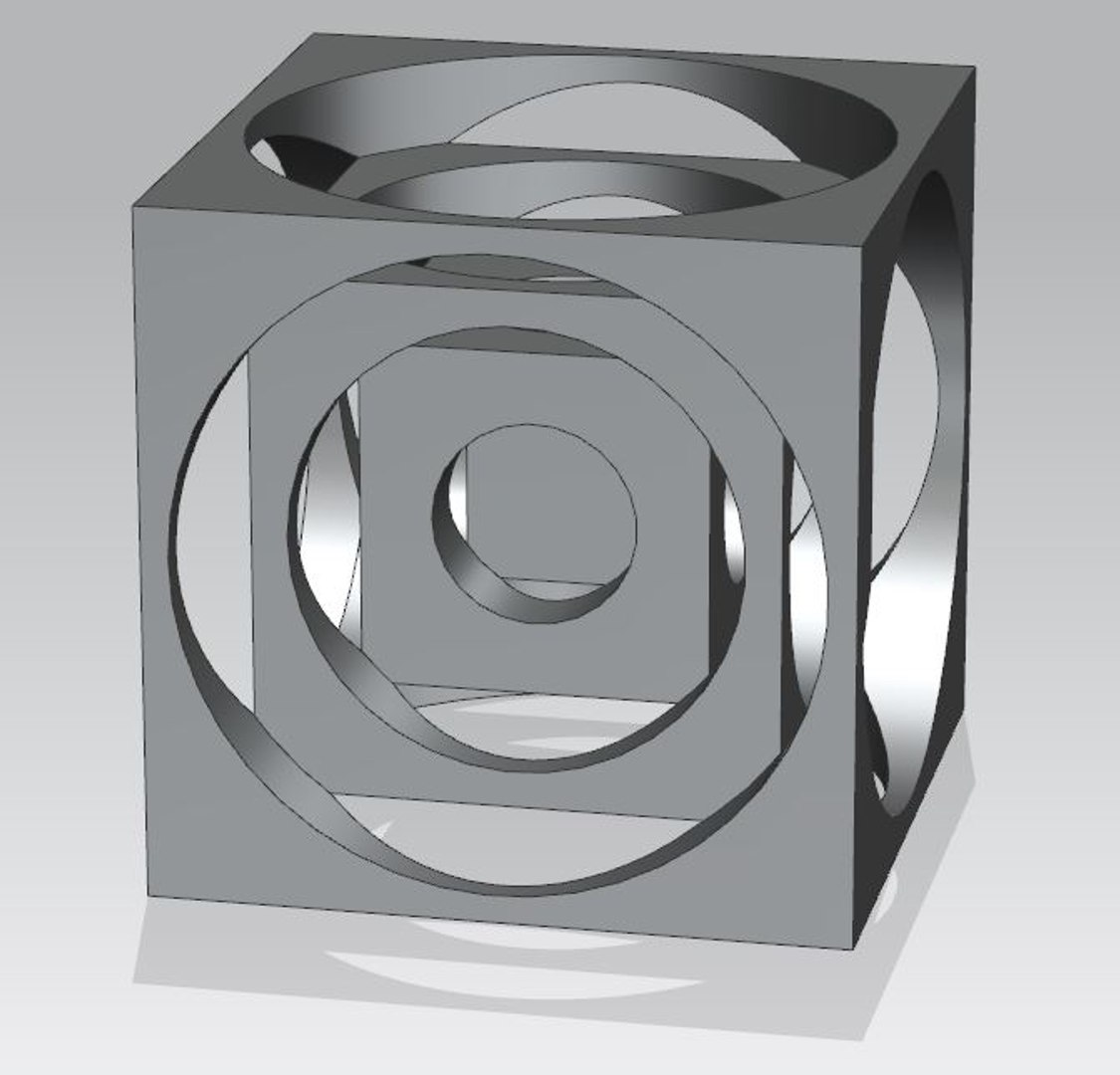 50mm turners cube 3D model TurboSquid 1387412