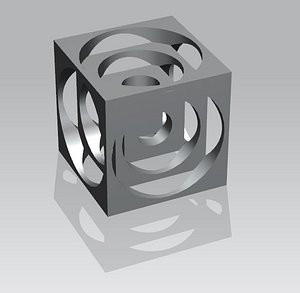 50mm turners cube 3D model