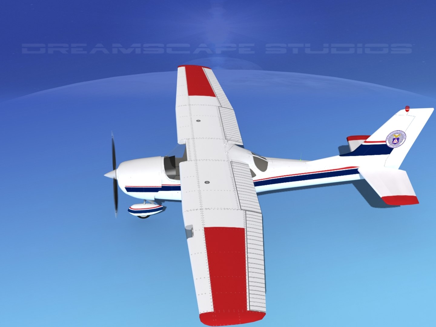 3d Cessna 172 Skyhawk Model