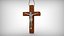 Rosario in legno - Cattolico - Modello 3D low poly