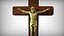 Rosario in legno - Cattolico - Modello 3D low poly