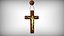 Rosario in legno - Cattolico - Modello 3D low poly