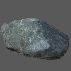 3D model MAX Realistic Gray Rock ModelMAX