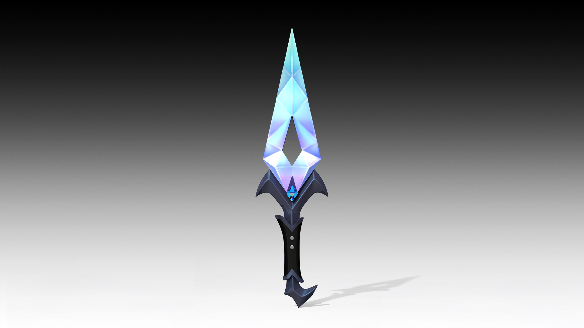 3D League Of Legends KDA AKALI All Out KUNAI Model - TurboSquid 1716209