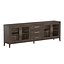 3D FRENCH CONTEMPORARY GLASS 4-DOOR SIDEBOARD WITH DRAWERS