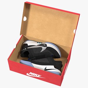 Shoe Box with Nike Sneakers model