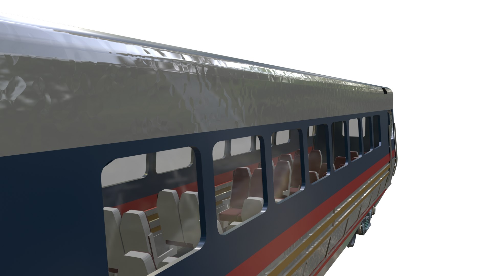 Train Compartment 3D Model - TurboSquid 2004770